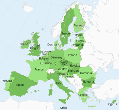 Member states of the EU, pre-Brexit