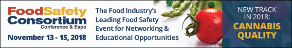 2018 Food Safety Consortium Conference & Expo - November 13-15, 2018 - Chicago, IL