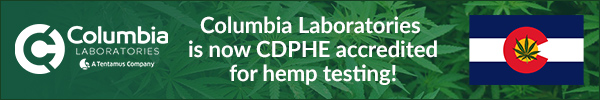 Columbia Laboratories is now CDPHE accredited for hemp testing!