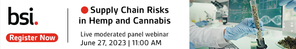 bsi - Supply Chain Risks in Hemp and Cannabis - June 27, 2023 - 11:00 am- 